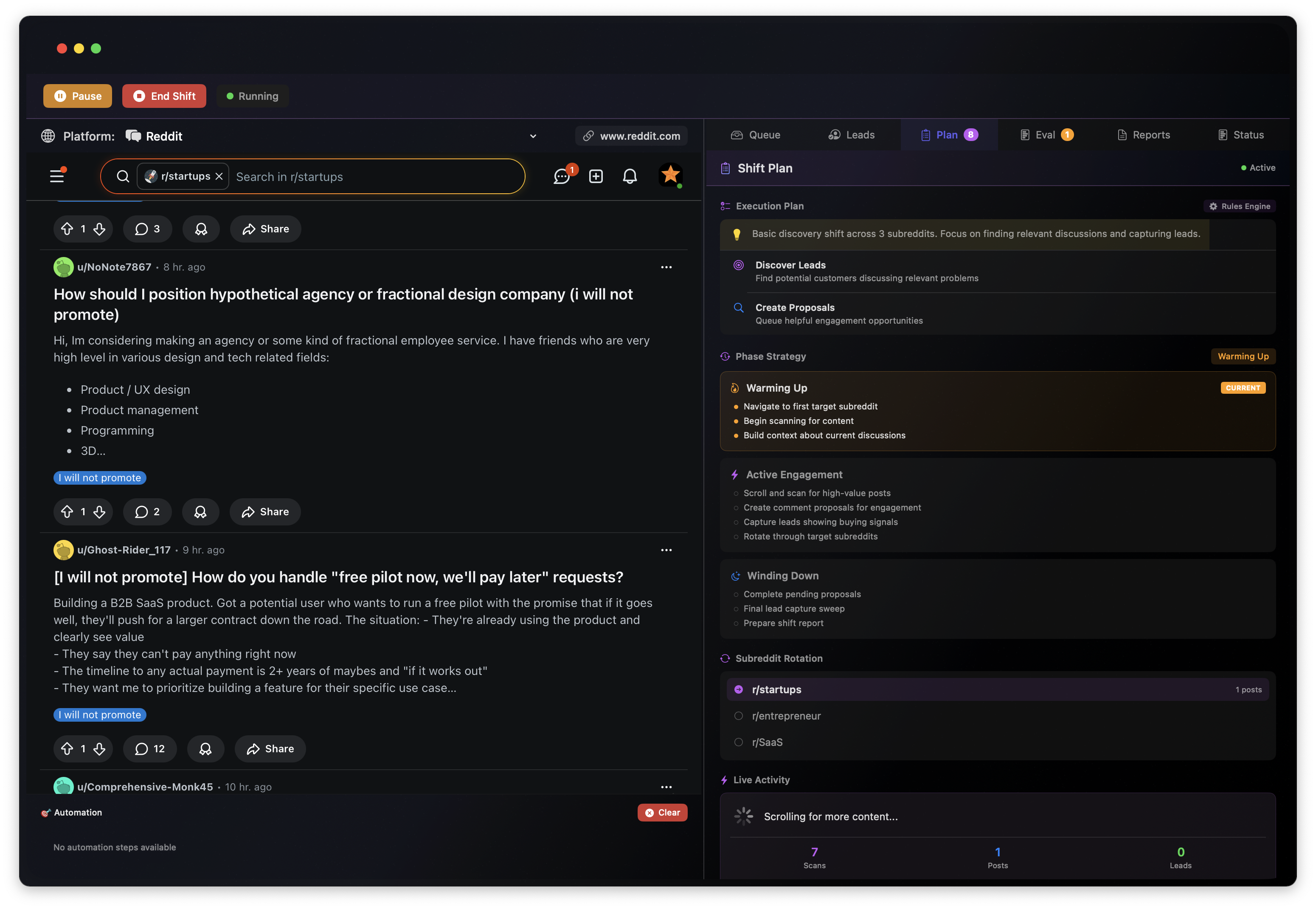 FLXR AI Agent Interface